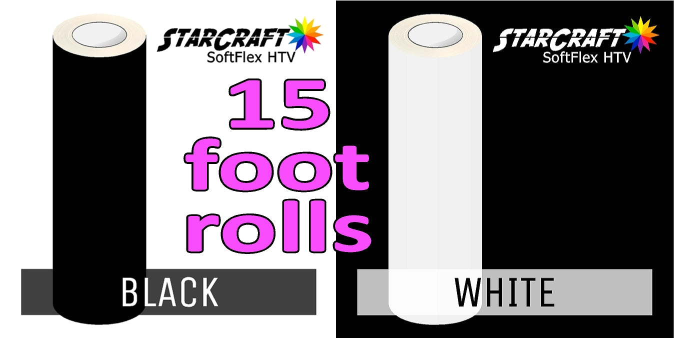 StarCraft SoftFlex HTV 15 Foot Rolls - Vinyl Me Now