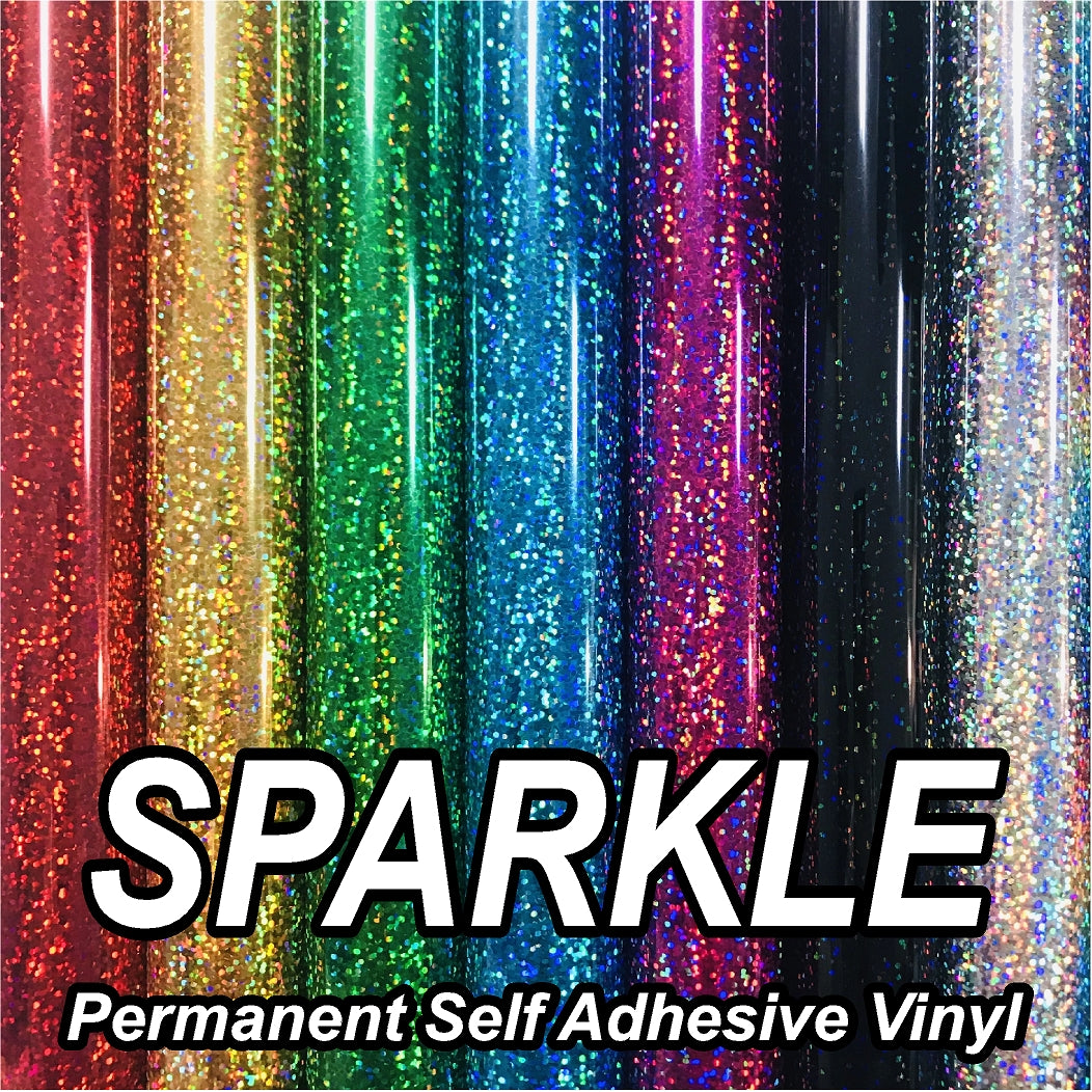 9 Pack: Glitter Permanent Vinyl by Make Market®