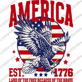 $1 America USA- Sublimation Vinyl Me Now