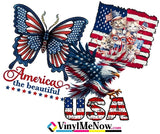 $1 America USA- Sublimation Vinyl Me Now