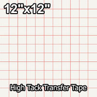 Premium High-Tack TransferTape 12x12 Inch Sheet