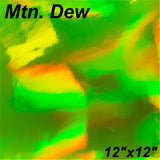 Mtn. Dew - Permanent Self Adhesive Vinyl 12x12 Inch Sheet