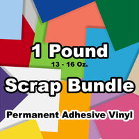1 Pound Scrap Bundle - Adhesive Vinyl Vinyl Me Now