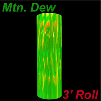 Mtn. Dew - Permanent Self Adhesive Vinyl 3 Foot Roll