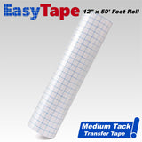 EasyTape - Transfer Tape Medium Tack - Cover Tape for Adhesive Vinyl Vinyl Me Now