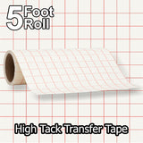 Premium High-Tack TransferTape 5 Foot Roll