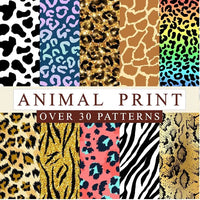 Animal Print - Printed Patterned Adhesive Craft Vinyl