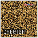 Animal Print - Printed Patterned Adhesive Craft Vinyl Cheetah