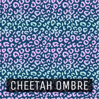 Animal Print - Printed Patterned Adhesive Craft Vinyl Cheetah Ombre