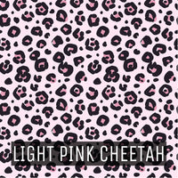 Animal Print - Printed Patterned Adhesive Craft Vinyl Light Pink Cheetah