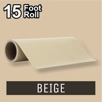 PerfectCut - Craft Vinyl - Permanent Adhesive Vinyl - 15 Foot Roll BEIGE