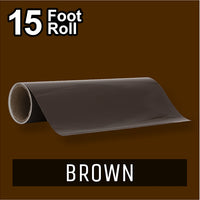 PerfectCut - Craft Vinyl - Permanent Adhesive Vinyl - 15 Foot Roll BROWN