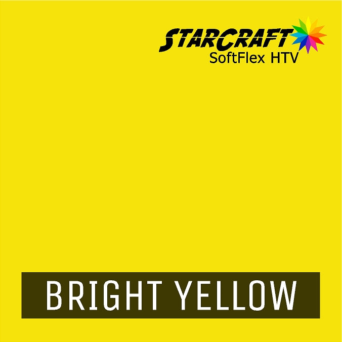 12 x 50 Yard Roll - StarCraft HD Glossy Permanent Vinyl - Bright Yellow