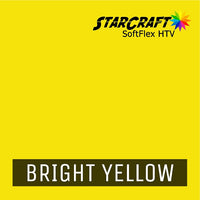 StarCraft SoftFlex HTV 12x12 Sheets Bright Yellow 12"x12" Sheet