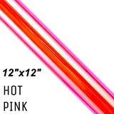 Chameleon Holographic Adhesive Craft Vinyl Hot Pink 12x12 Sheet