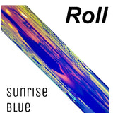 Chameleon Holographic Adhesive Craft Vinyl Sunrise Blue 3 Foot Roll