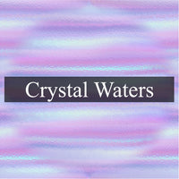 Iridescent Fantasy Foils - Printed Patterned Adhesive Craft Vinyl Crystal Waters