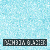 EasyCut Premium Glitter HTV 12"x10" Rainbow Glacier 12x10