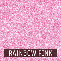 EasyCut Premium Glitter HTV 12"x10" Rainbow Pink 12x10
