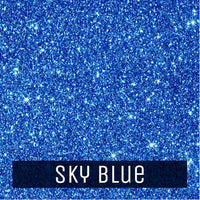 EasyCut Premium Glitter HTV 12"x10" Sky Blue 12x10