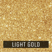 EasyCut Premium Glitter HTV 12"x10" Light Gold 12x10