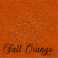 Holographic Vinyl Sparkle Permanent Adhesive Vinyl Fall Orange 12x12