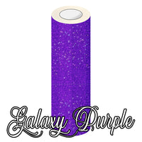 Holographic Glitter Adhesive Permanent Vinyl Galaxy Purple 3 Foot Roll