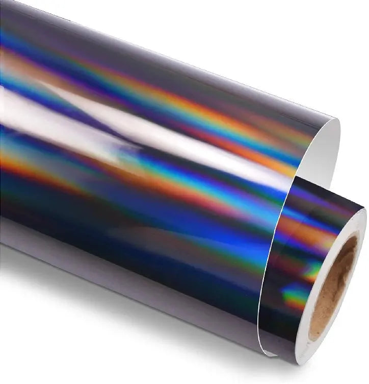 Holographic Silvery Permanent Vinyl Adhesive Vinyl Roll For - Temu