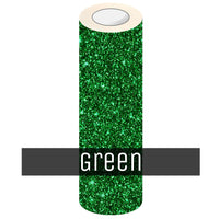 EasyCut Premium Glitter HTV 5' Foot Rolls Green