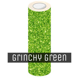 EasyCut Premium Glitter HTV 5' Foot Rolls Grinchy Green