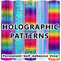 Holographic Pattern Self Adhesive Vinyl Vinyl Me Now
