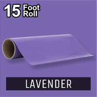 PerfectCut - Craft Vinyl - Permanent Adhesive Vinyl - 15 Foot Roll LAVENDER