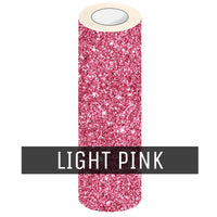 EasyCut Premium Glitter HTV 5' Foot Rolls Light Pink