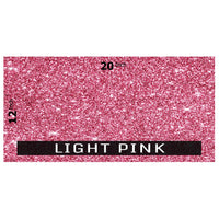 EasyCut Premium Glitter HTV 12"x20" Light Pink 12x20