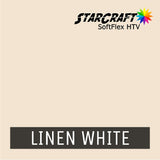 StarCraft SoftFlex HTV 12x12 Sheets Linen White 12"x12" Sheet