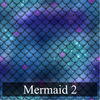 Mermaid - Printed Patterned Adhesive Craft Vinyl Mermaid 2