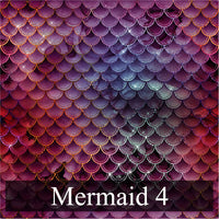 Mermaid - Printed Patterned Adhesive Craft Vinyl Mermaid 4