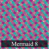 Mermaid - Printed Patterned Adhesive Craft Vinyl Mermaid 8