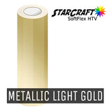 StarCraft SoftFlex HTV 5 Foot Rolls Metallic Light Gold 5 Foot Roll