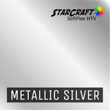 StarCraft SoftFlex HTV 12x12 Sheets Metallic Silver 12"x12" Sheet