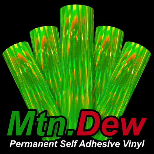 Mtn. Dew - Permanent Self Adhesive Vinyl Vinyl Me Now