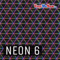 Neon- Printed Patterned Adhesive Craft Vinyl Neon 6