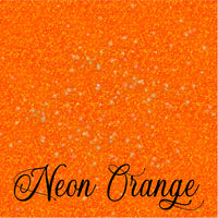 Holographic Vinyl Sparkle Permanent Adhesive Vinyl Neon Orange 12x12