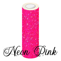 Holographic Vinyl Sparkle Permanent Adhesive Vinyl Neon Pink 3 Foot Roll