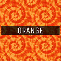 Tie Dye - Printed Patterned Adhesive Craft Vinyl Orange