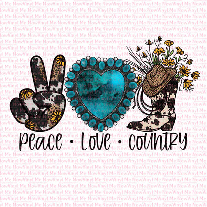 Country - Ready to Press Sublimation Transfer Vinyl Me Now