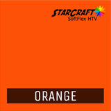 StarCraft SoftFlex HTV 12x12 Sheets Orange 12"x12" Sheet