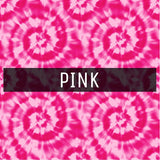 Tie Dye - Printed Patterned Adhesive Craft Vinyl Pink