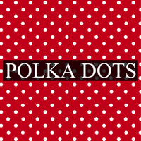 Christmas Patterns - Printed Patterned Adhesive Craft Vinyl Polka Dots