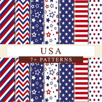 USA Prints - Printed Patterned Adhesive Craft Vinyl